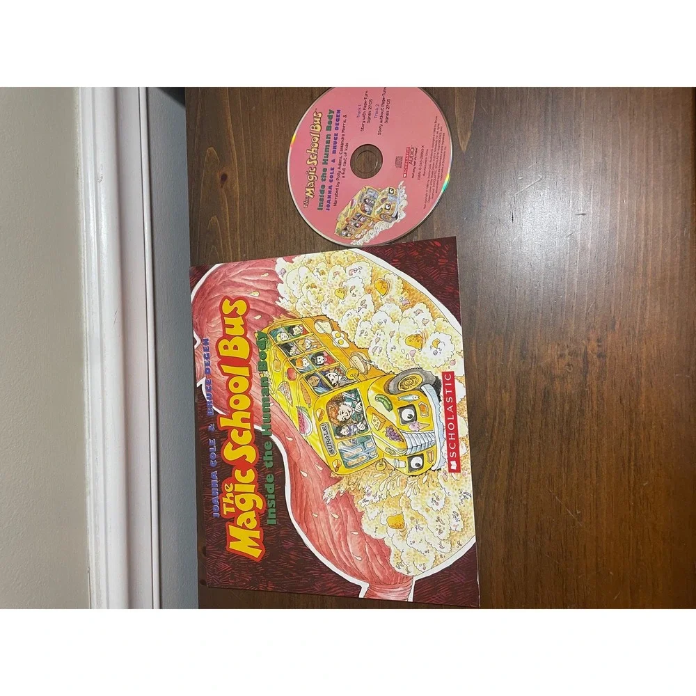 Magic School Bus Inside the Human Body Scholastic Read Along Book & CD